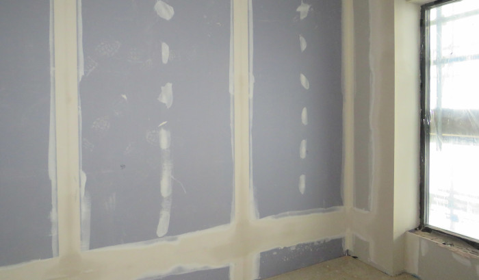 plastering